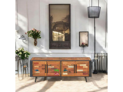Dormeva 4-door recycled wood sideboard Dormeva XLDW44457