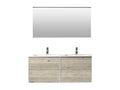 Dormeva Arctic Pine 4-Piece Double Vanity Bathroom Set RHCW64729