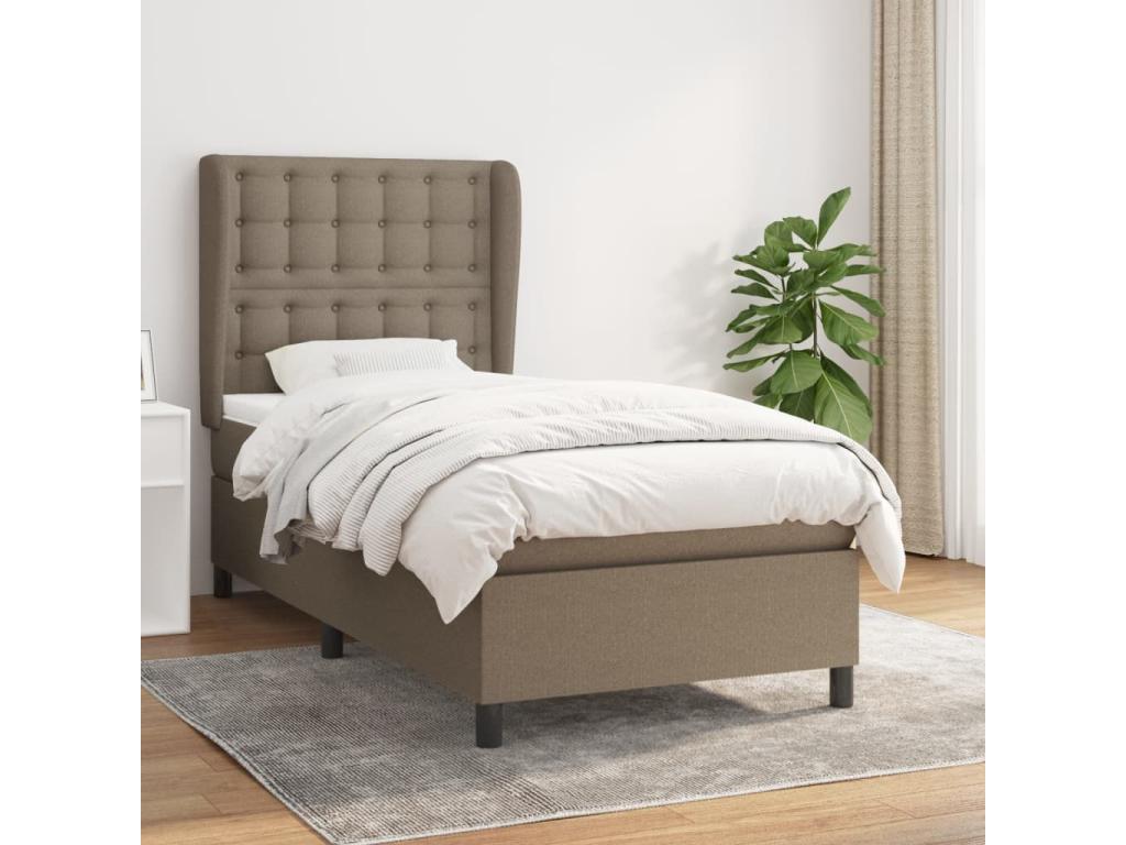 Zensova upholstered bed with Zensova mattress 100x200 cm Zensova XATR95358