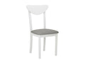 Dormeva 339 Chair White - Grey 90x43x40cm Upholstered Wood FFKM80110