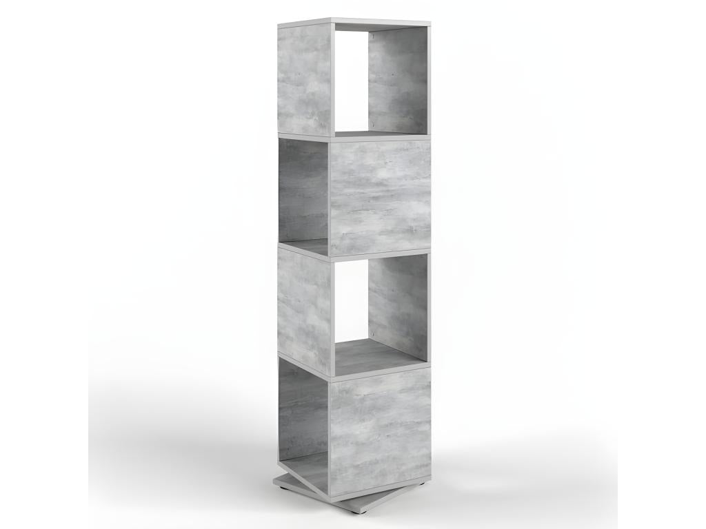 Rotating Concrete-Look Shelf Column 144.2x35.2x35.2 cm (H x W x D) REBS64562