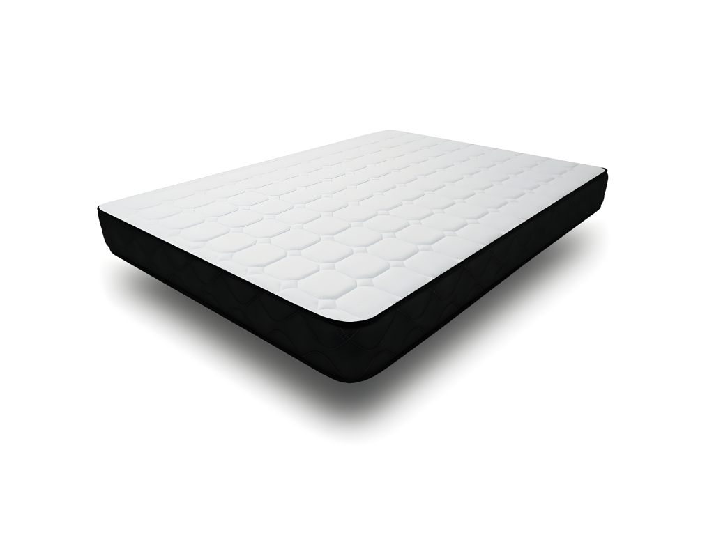 Dormeva Foam Mattress Set - 90x190cm - Memory Foam Comfort Layer - White Slatted Base WYDV34282