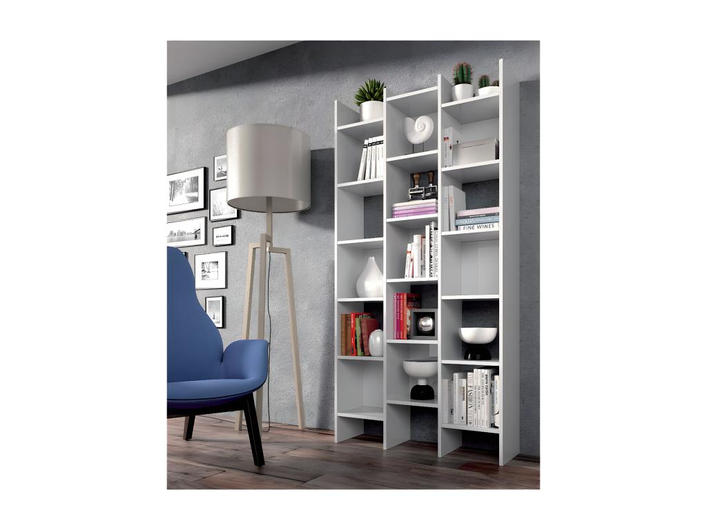 9-niche shelf, white - Dormeva - W 96 x D 25 x H 192 cm WPFV31672