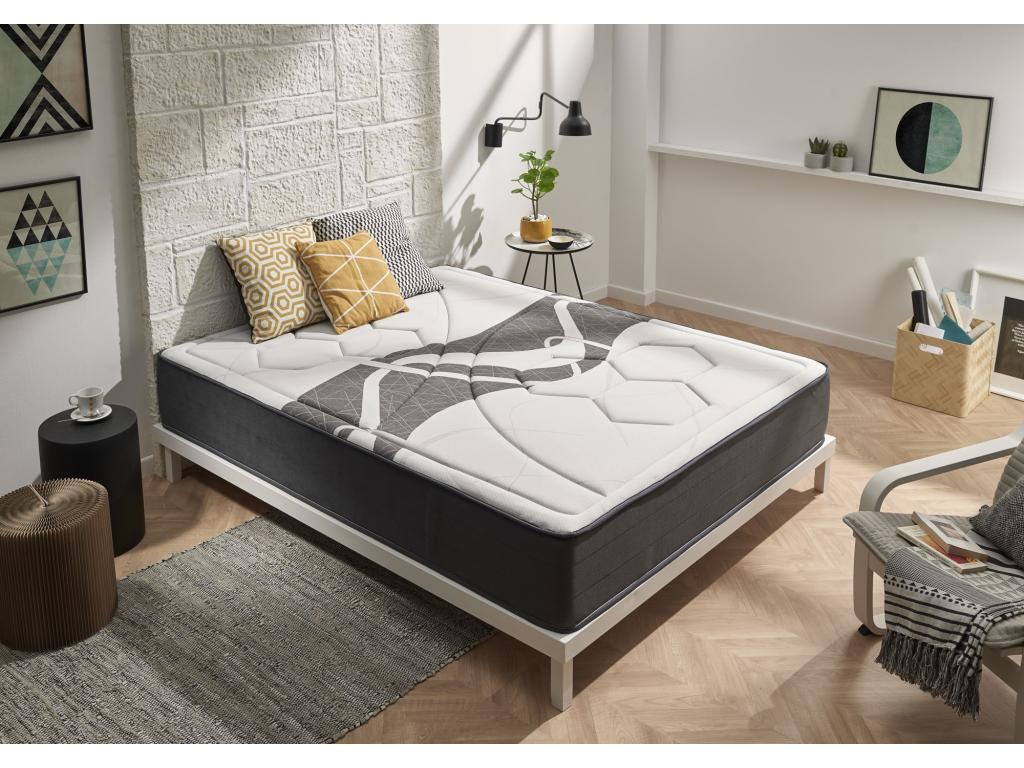 Pocket spring mattress 150x190 with Lumenao, 29 cm high, antibacterial. NKLD47681