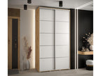Dormeva 4 Sliding Door Wardrobe 235.2/130/60 2 Doors Dormeva/White/Silver MACK34218