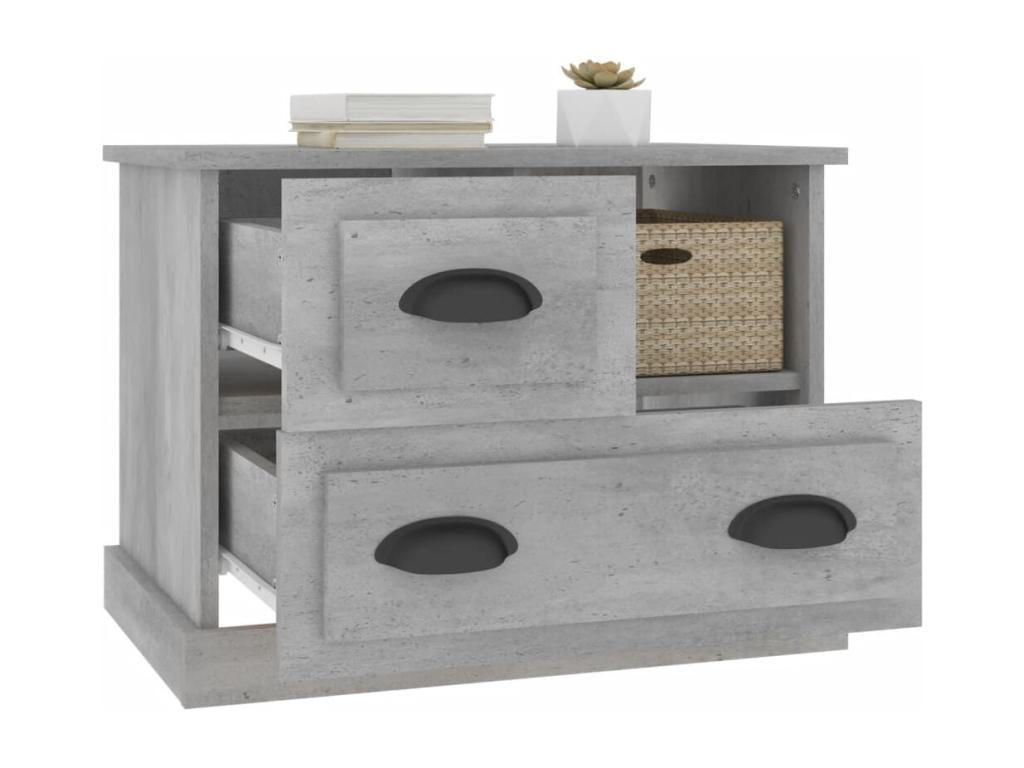 Concrete grey bedside table 60x39x45 VZQG89113