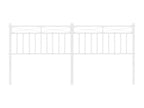 White metal headboard 180cm LNCJ39837