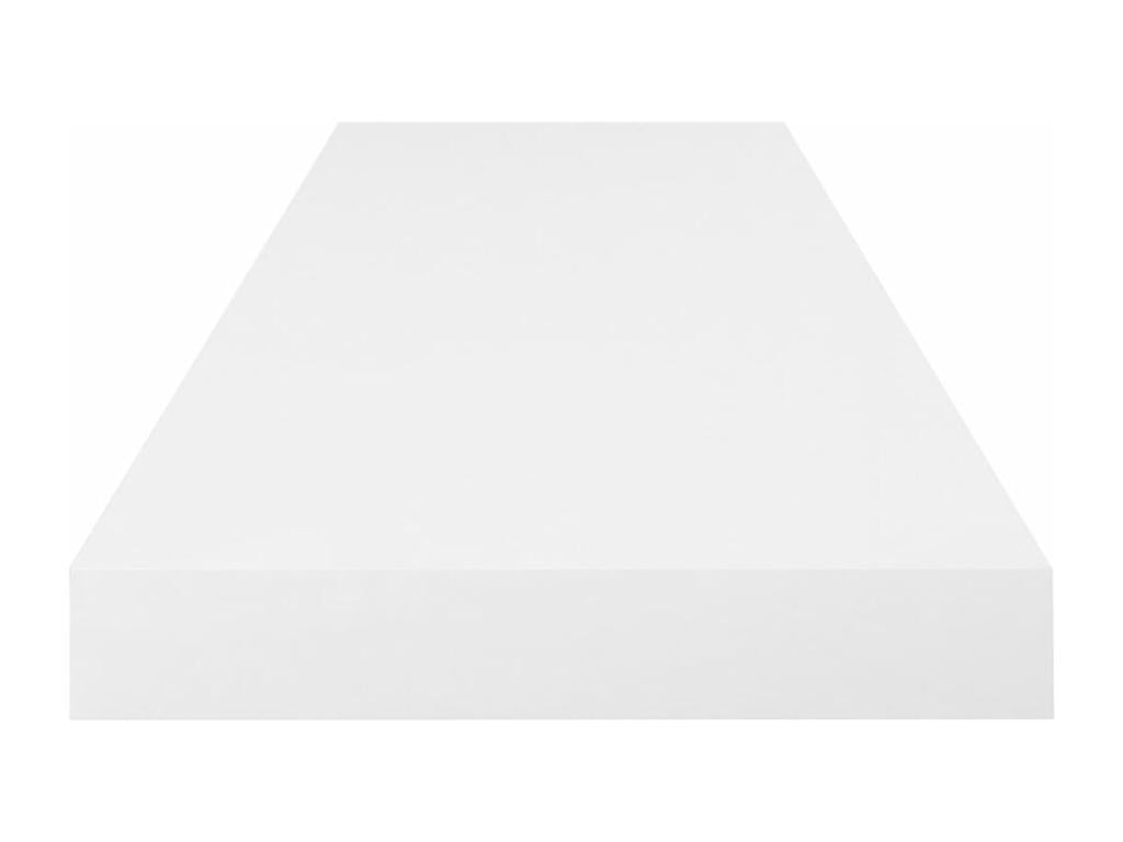 Floating wall shelf, 4 pcs, glossy white, 80x23.5x3.8cm, MDF, MPXN72560