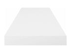 Floating wall shelf, 4 pcs, glossy white, 80x23.5x3.8cm, MDF, MPXN72560