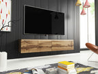 Dormeva 120 Oak TV Stand, 2 doors, 140x30x33cm, YHPU43906