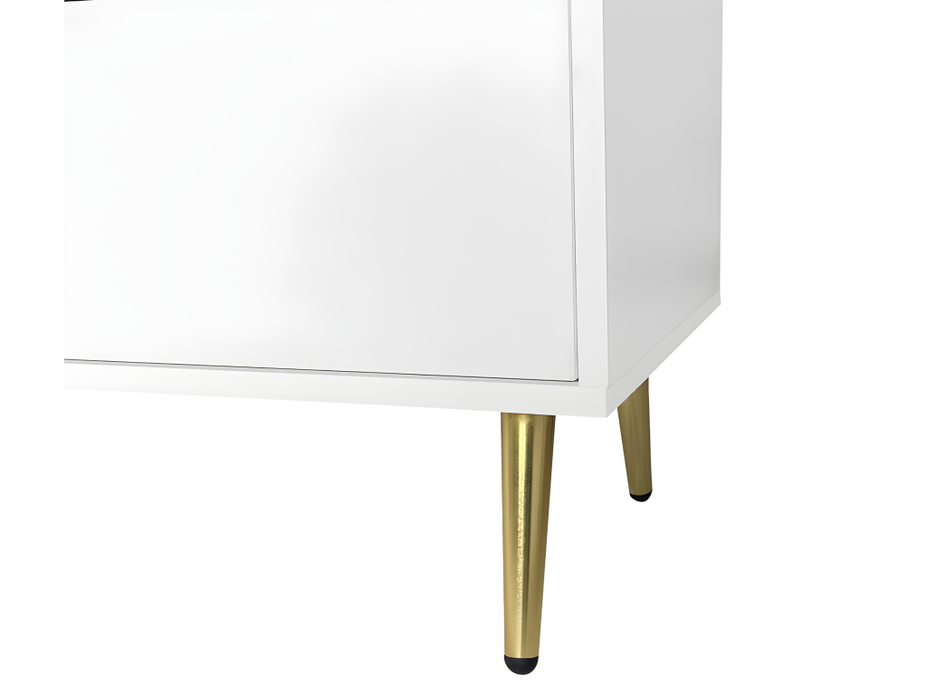Low sideboard - 7 drawers - made of particleboard - White GYQT51451