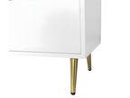 Low sideboard - 7 drawers - made of particleboard - White GYQT51451