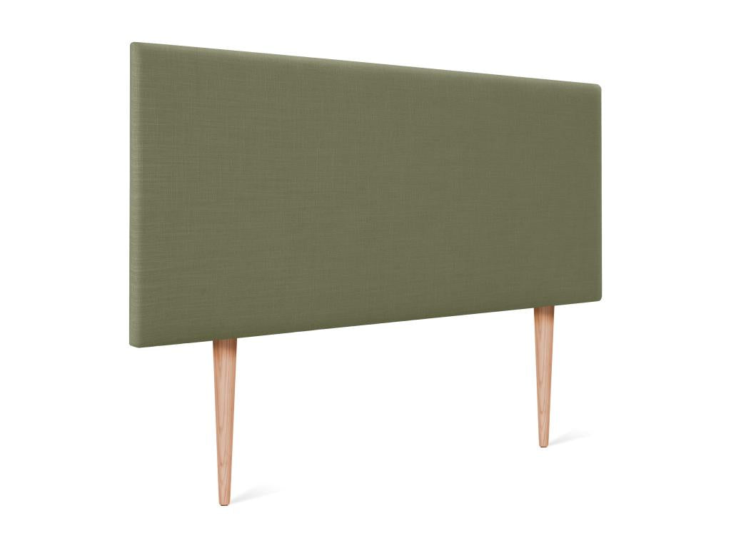Dormeva Smooth Natural Linen Headboard 95x105cm with Legs for 90cm Beds - Green LCIV52819