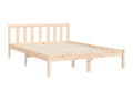 Bed frame with headboard 120x200 cm solid wood GXZT70793