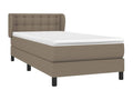 Upholstered bed base with Dormeva 90x200 cm mattress, fabric ECXM69119