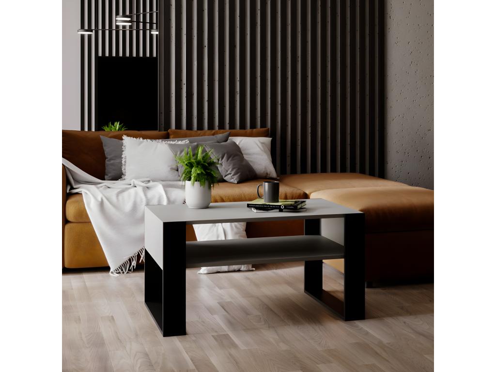 Dormeva 92 Coffee Table Gray / Black KHWR86980