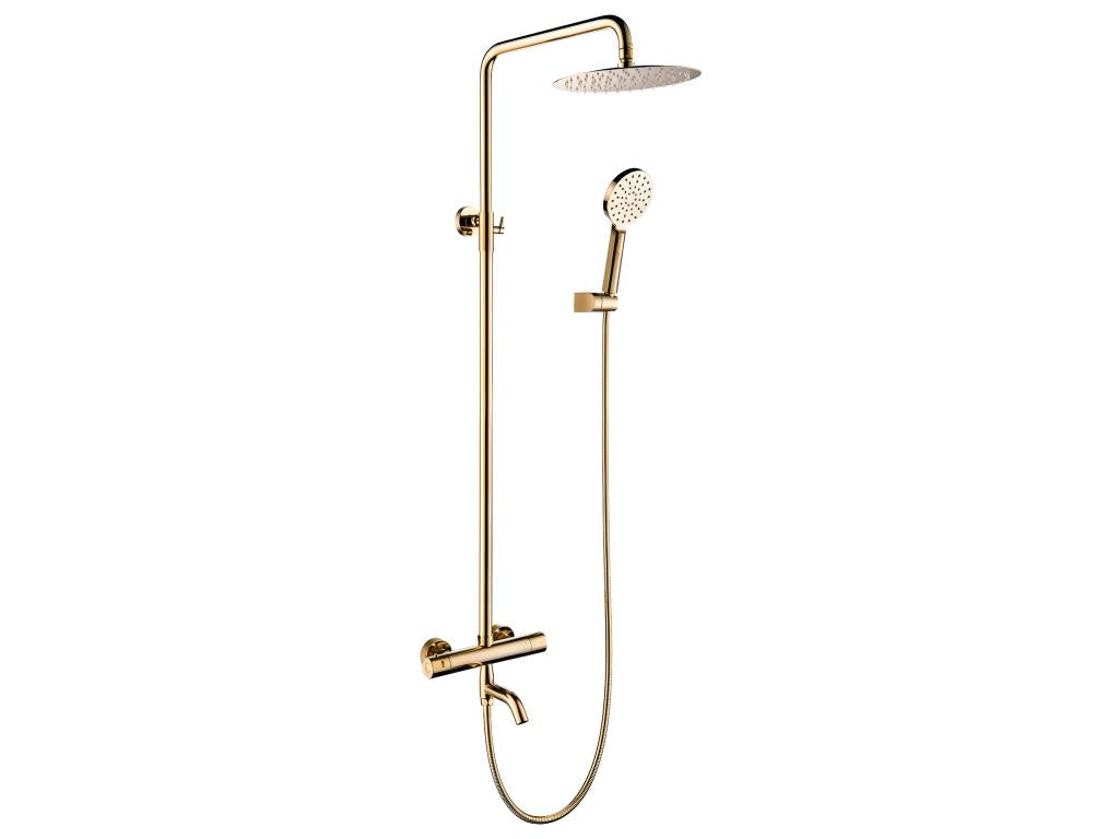 Dormeva FSPD63743 Gold Thermostatic Shower/Bath Column