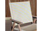 Dormeva - Beach Parasol and 2 Chairs Set in Yellow Polyester and Beech Wood Playa PWQJ66846