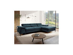 Dormeva IZXR21489 Right-Hand Corner Sofa Bed in Midnight Blue Velvet