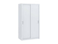 Dormeva 102 White Wardrobe 215x120x62cm Sliding Wardrobe Doors WWPR03934