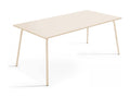 Garden table and 6 chairs in ivory metal - Dormeva AGGO38715