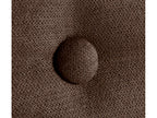 Dormeva Smooth Fabric Headboard with Buttons 95x105cm with Legs for 90cm Beds - Brown XTBS64662