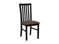 Dormeva 155 Chair Black - Brown 93x43x40cm Upholstered Wood ELJS14034