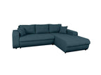Right-Hand Facing Corner Sofa Bed, 4-Seater, Fabric, EVRT85560