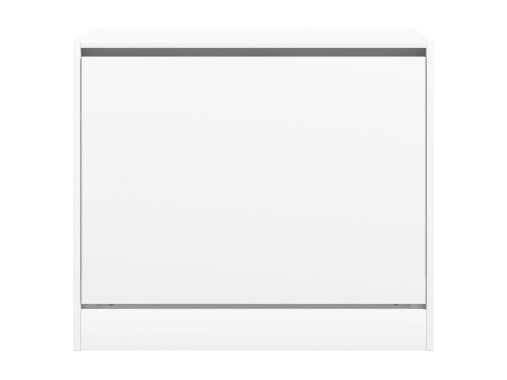 White shoe cabinet 80x42x69 engineered wood WBHA93633