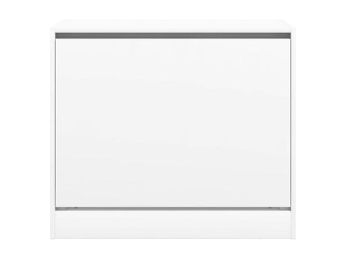 White shoe cabinet 80x42x69 engineered wood WBHA93633