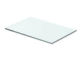 Clear glass shelf panel 40x20 QPNR36508
