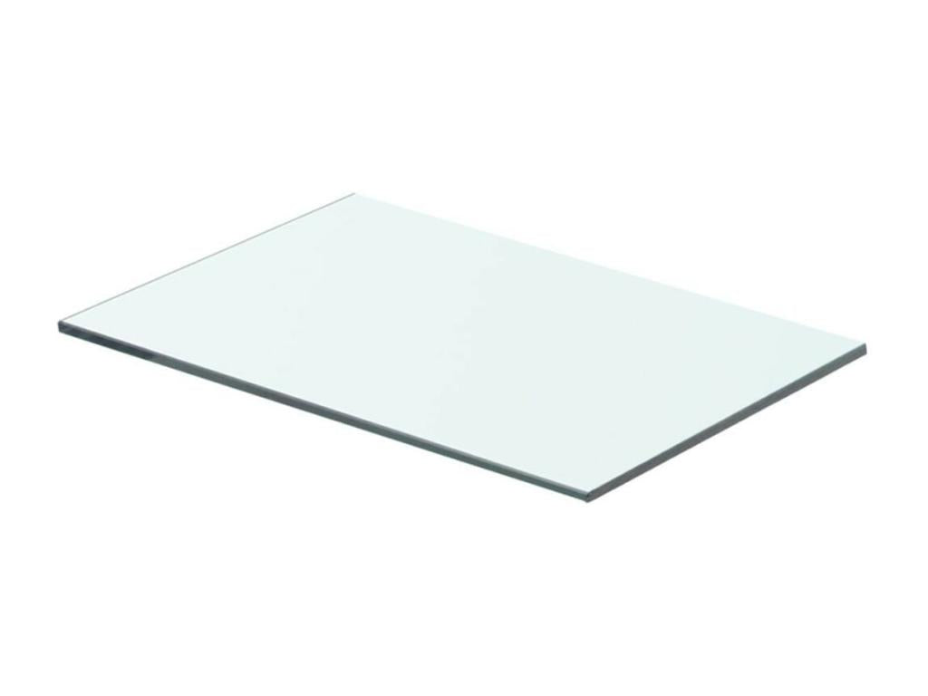 Clear glass shelf panel 40x20 QPNR36508