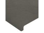LED Headboard Dark Grey 200x5x78-88 Velvet CVOT21907