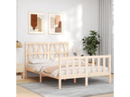 Bed frame with headboard 120x200 cm solid wood GXZT70793
