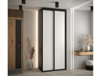 Dormeva 1 Sliding Door Wardrobe 235.2/120/45 2 Doors Black/White/Black KUSG27806