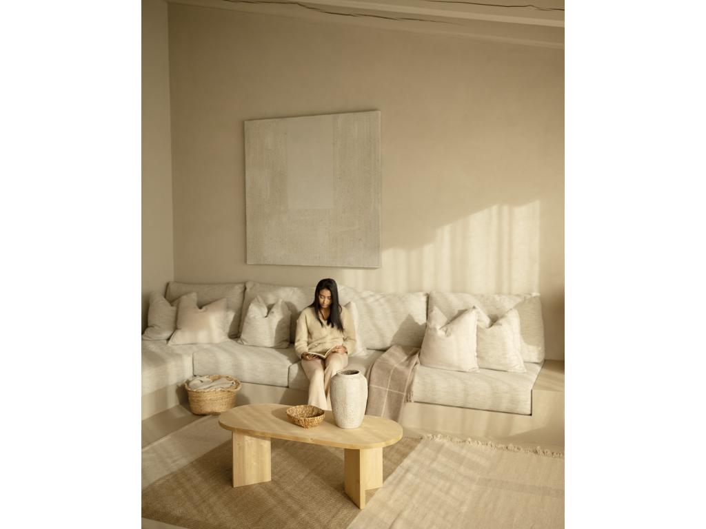 Brown fir wood coffee table 120x40cm - Dormeva JPPQ79077