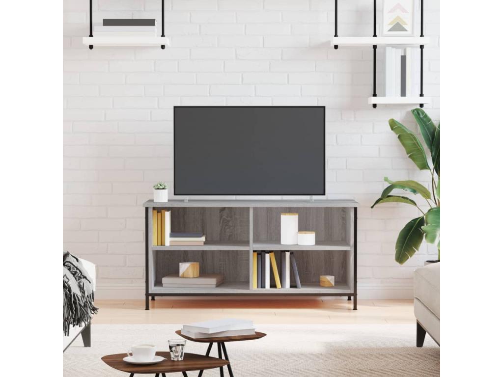 Dormeva TV stand, grey, 100x40x50 cm, engineered wood, ZHWS01274