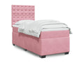 Dormeva bed base and mattress, Pink 80x200 cm Velvet RDLS03748