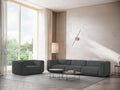 Modular sofa chair in textured fabric - graphite - Dormeva UUEJ17517
