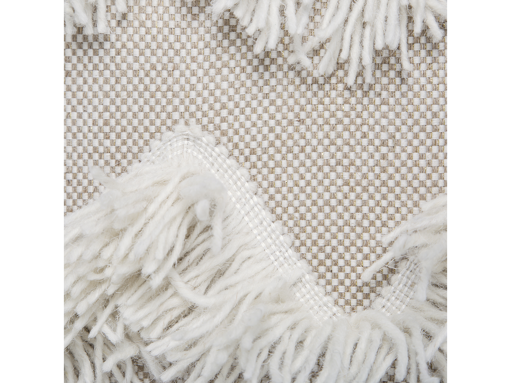 NASHIK Pouf 45 cm 44 cm Beige KTLQ99403