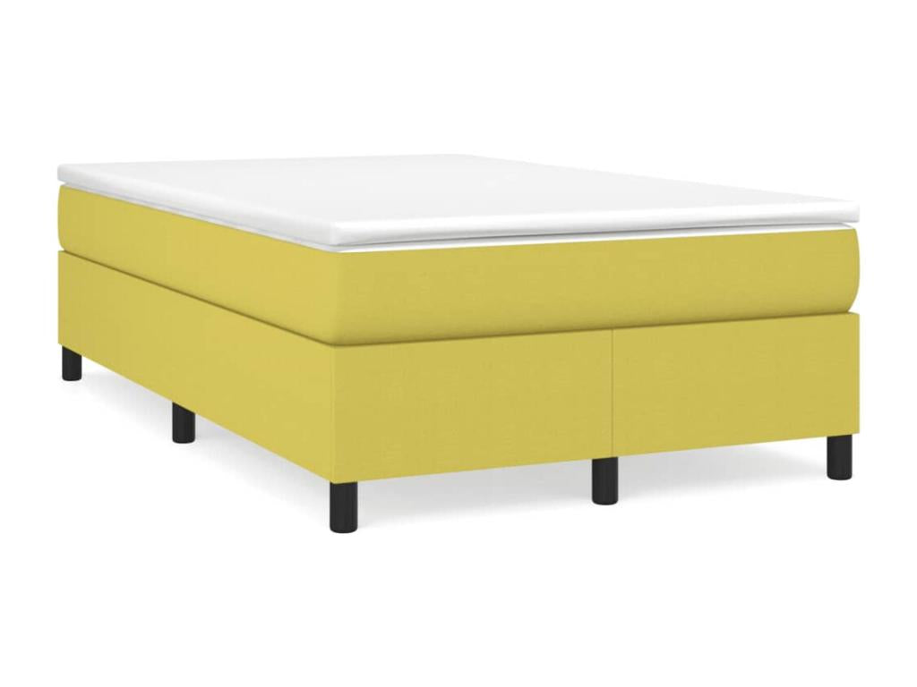 Upholstered bed base, green, 120x200 cm, fabric HODE09306