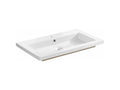 Inset ceramic washbasin - W 101 x D 46 x H 14 cm - White XPKS45067