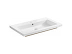 Inset ceramic washbasin - W 101 x D 46 x H 14 cm - White XPKS45067