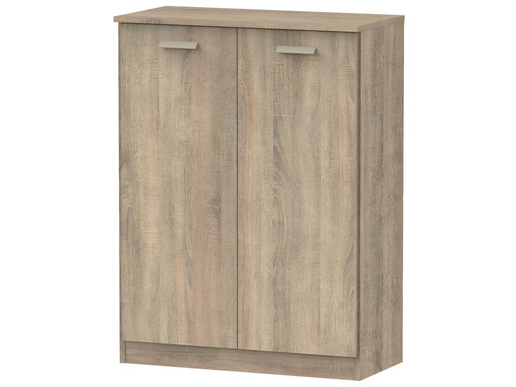 Chest of drawers with 2 doors, Dormeva color - Height 101 x Length 74 x Depth 36 cm VGHE05757