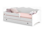 Dormeva 160x80cm Children's Bed with Drawer - Grey - With Mattress - No Graphics BHNU17840