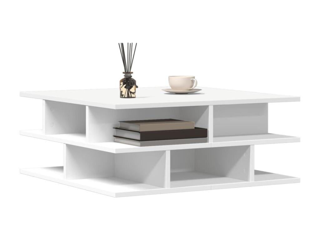 White coffee table 70x70x29 Zensovaingénierie GYQL21218