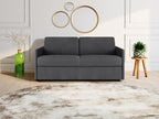3-seater express convertible sofa in grey fabric - 140 cm sleeping area - 14 cm mattress Dormeva KODR40255