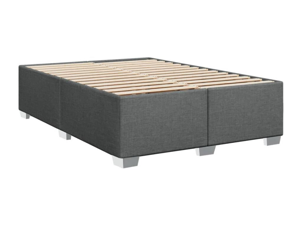 Dormeva bed base with mattress, dark grey, 160x200cm, fabric AFRX73852