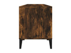 Smoked oak TV stand 100x34.5x44.5 cm engineered wood YRTQ49125