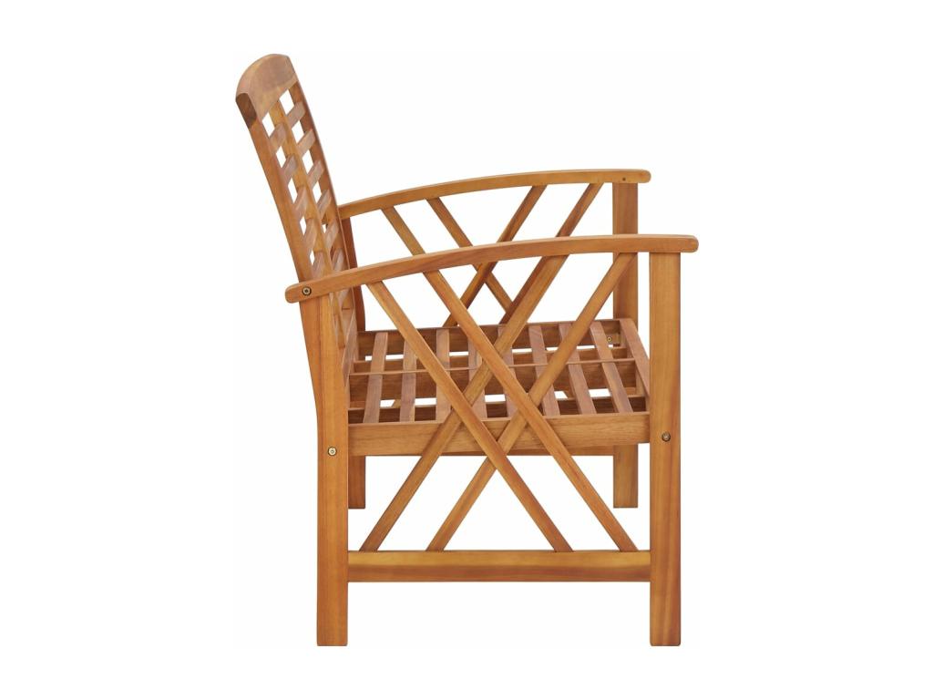 3-piece garden furniture set, solid Dormeva wood, WANF41736